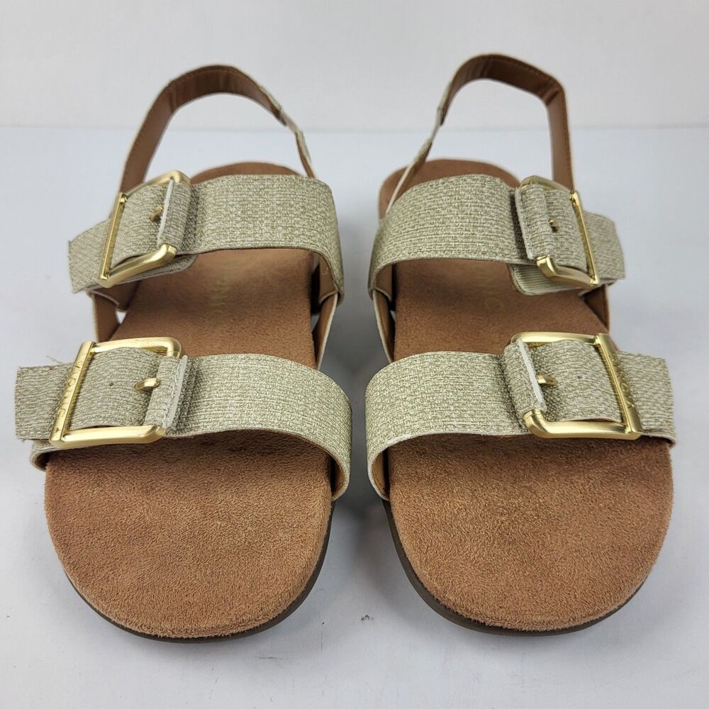 Vionic Women's Reese Oatmeal Beige Synthetic  Slingback Sandals Size 8 - Picture 6 of 10